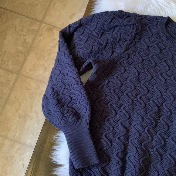 Ted Baker London Romanu Cotton Blend Pointelle Sweater Size 3 - Picture 13 of 16